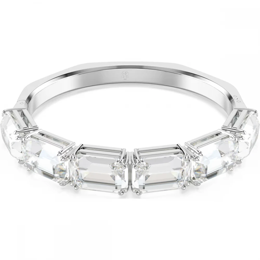 SWAROVSKI Βραχιόλι Millenia, Oκτάγωνη Κοπή, Λευκό, Επίχρυσο 5696322
