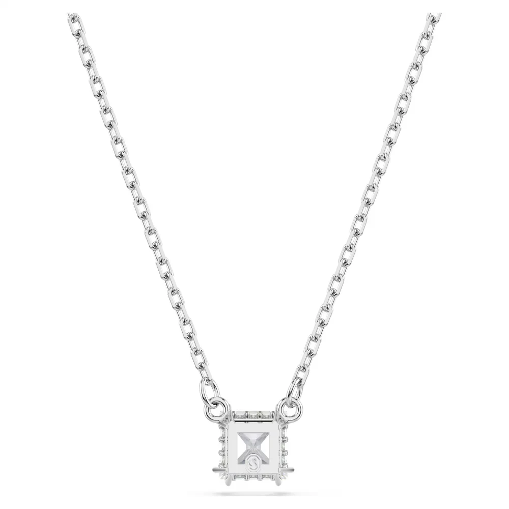 SWAROVSKI Stilla Μενταγιόν με αλυσίδα, Τετράγωνη κοπή, Επιροδιωμένο 5701903