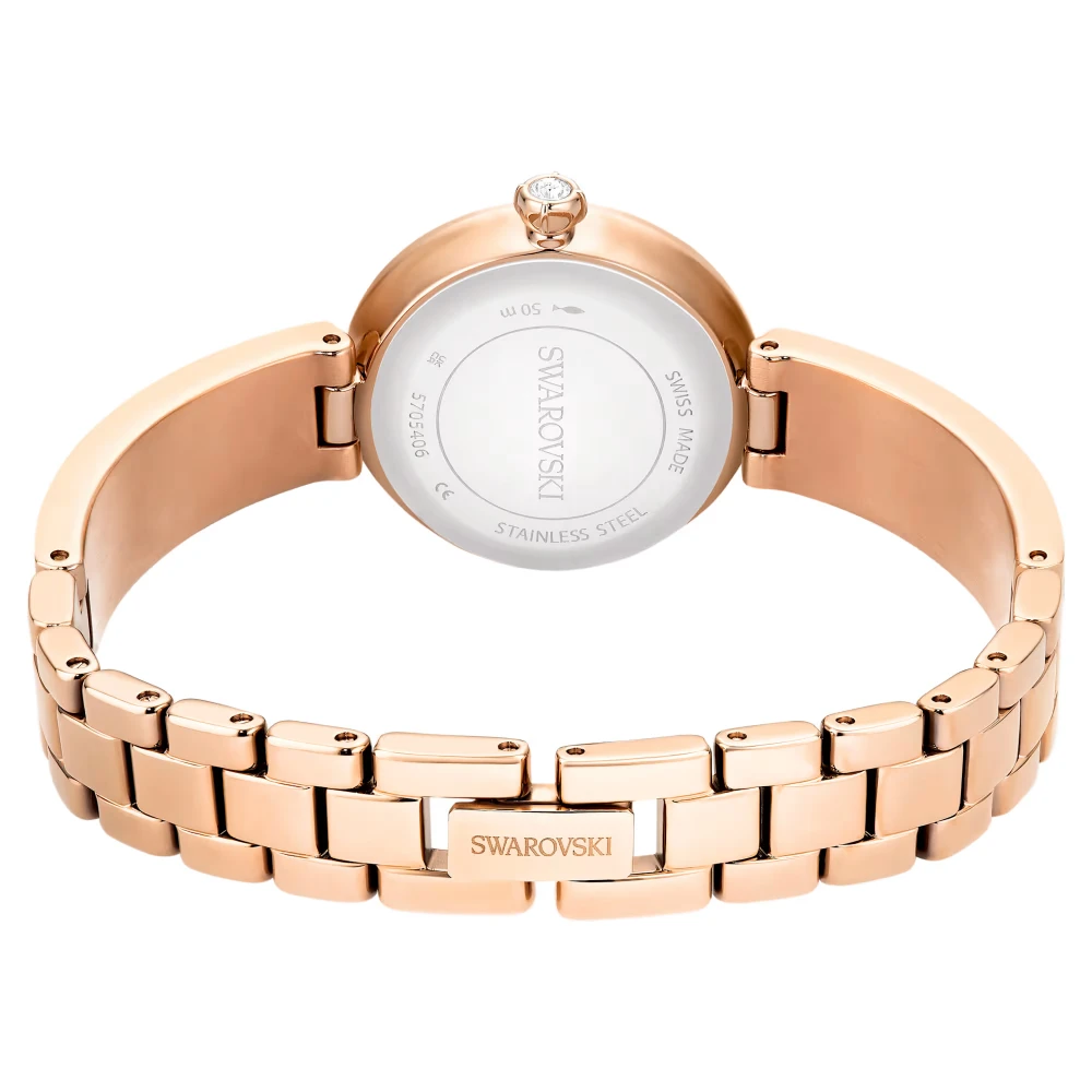 SWAROVSKI Matrix Pearl Bangle Eλβετικής κατασκευής, Κρυστάλλινο μπρασελέ, Φινίρισμα σε χρυσό σαμπανί τόνο 5705406