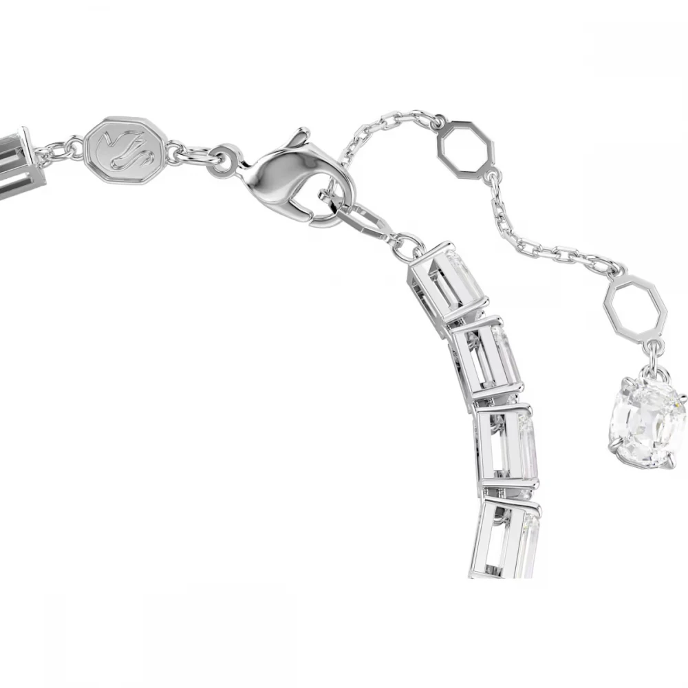 SWAROVSKI Βραχιόλι Matrix Tennis Baguette κοπή, Λευκό, Επιμετάλλωση ροδίου 5707200 SWAROVSKI Βραχιόλι Matrix Tennis Baguette κοπή, Λευκό, Επιμετάλλωση ροδίου 5707200