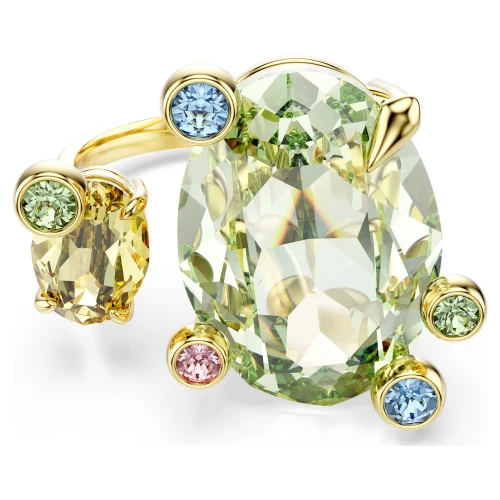 SWAROVSKI Gema Δαχτυλίδι Μίξη κοπών, Πολύχρωμο Επιχρυσωμένο 5708028