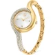 SWAROVSKI Dextera Bangle Eλβετικής κατασκευής, Μπρασελέ από Ανοξείδωτο Ατσάλι, Χρυσός τόνος, 5708030 SWAROVSKI Dextera Bangle Eλβετικής κατασκευής, Μπρασελέ από Ανοξείδωτο Ατσάλι, Χρυσός τόνος, 5708030