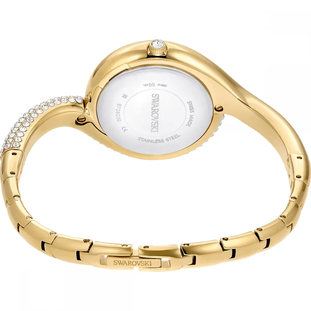 SWAROVSKI Dextera Bangle Eλβετικής κατασκευής, Μπρασελέ από Ανοξείδωτο Ατσάλι, Χρυσός τόνος, 5708030 SWAROVSKI Dextera Bangle Eλβετικής κατασκευής, Μπρασελέ από Ανοξείδωτο Ατσάλι, Χρυσός τόνος, 5708030