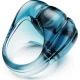 SWAROVSKI Dulcis Δαχτυλίδι κοκτέιλ Κοπή Καρδιά, Pave, Μπλε 5709963