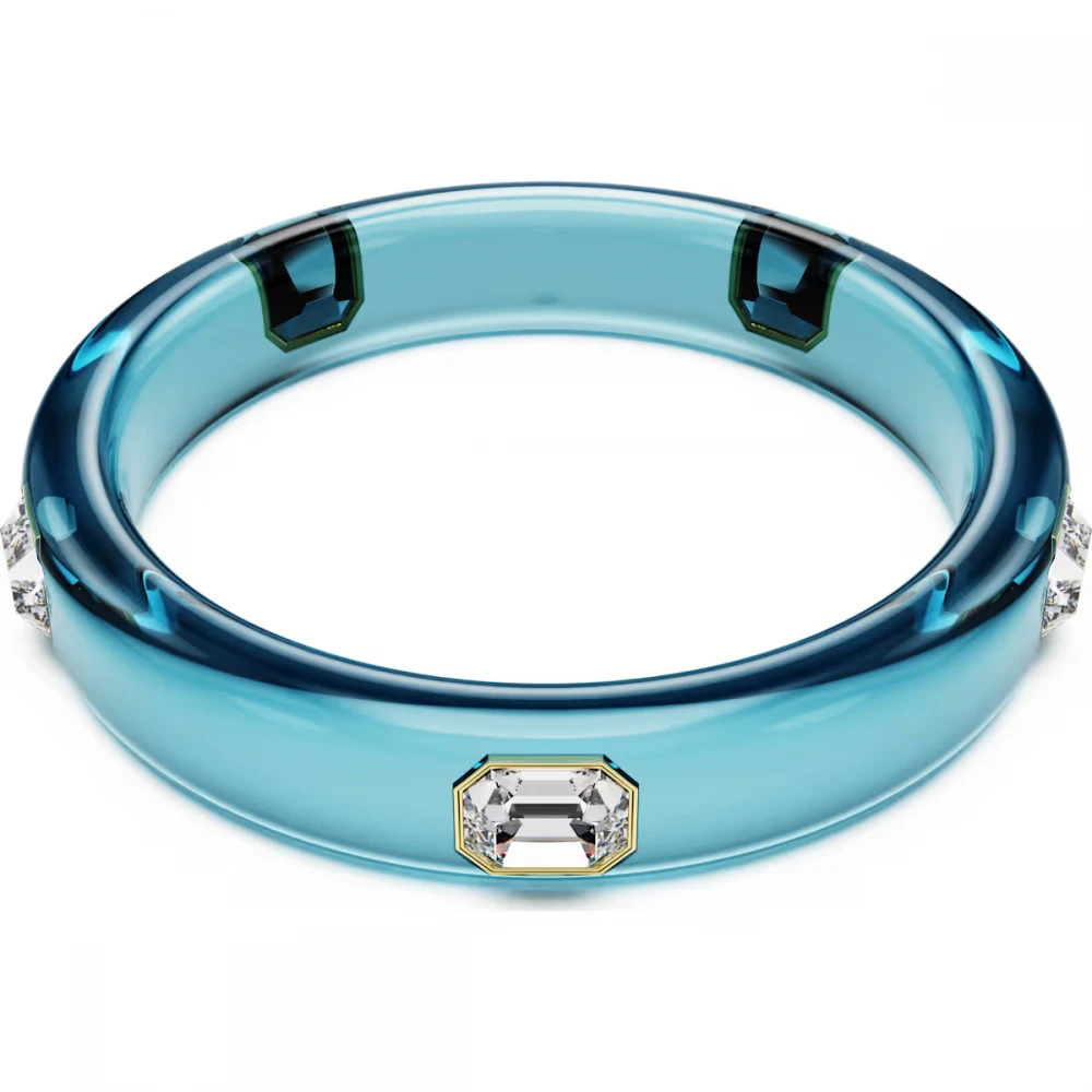 SWAROVSKI Dulcis Βραχιόλι, Οκτάγωνη κοπής, Μπλε, Επιμετάλλωση σε Χρυσό Τόνο 5714390