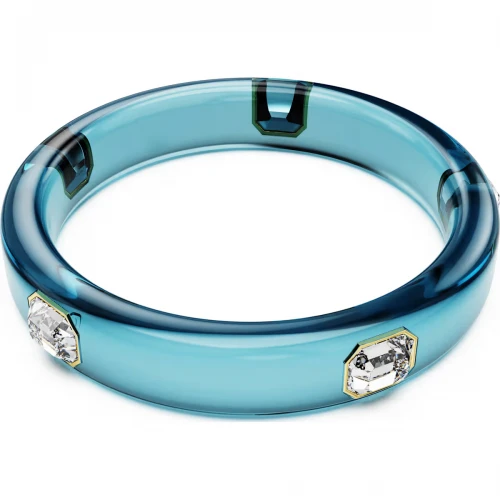 SWAROVSKI Dulcis Βραχιόλι, Οκτάγωνη κοπής, Μπλε, Επιμετάλλωση σε Χρυσό Τόνο 5714390