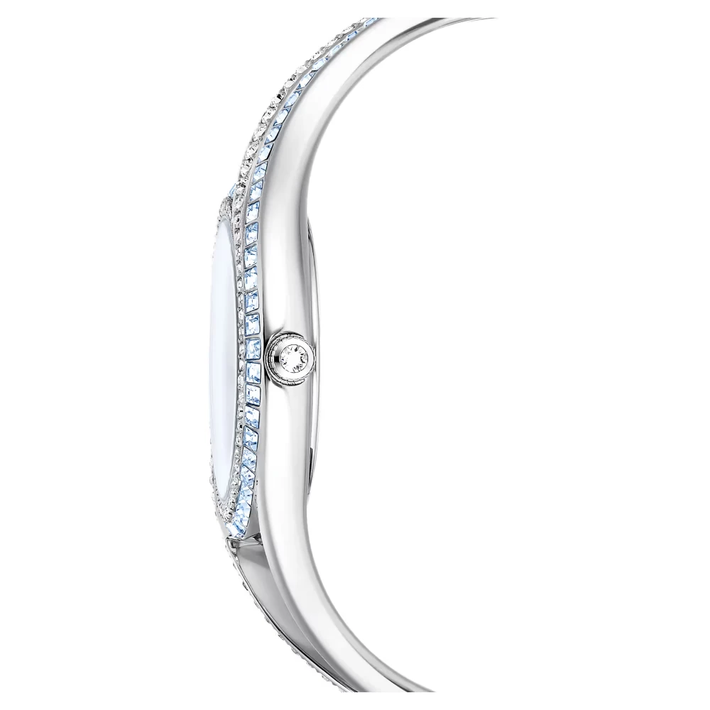 SWAROVSKI Hyperbola Bangle Eλβετικής κατασκευής, Μπρασελέ από Ανοξείδωτο Ατσάλι, Ασημί τόνος, 5715463
