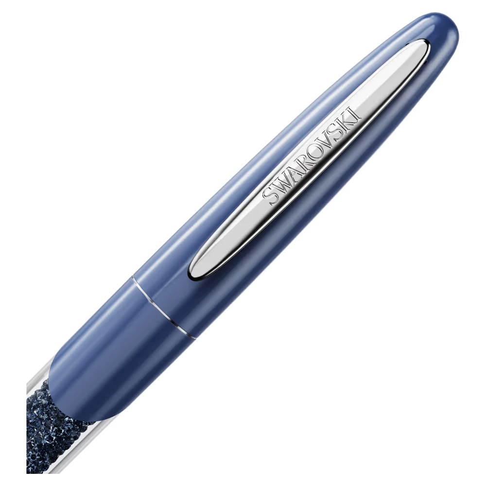SWAROVSKI Crystaline Nova Στυλό, Μπλε λακαρισμένο, Επιμετάλλωση χρωμίου 5717138