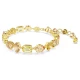 SWAROVSKI Gema Βραχιόλι, Μίξη Κοπών, Κίτρινο, Επιμετάλλωση σε Χρυσό Τόνο 5718072