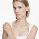 SWAROVSKI Una Angelic Set Στρογγυλή Κοπή, Λευκό, Επιμετάλλωση σε Χρυσό Τόνο 5720506