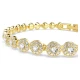 SWAROVSKI Una Angelic Set Στρογγυλή Κοπή, Λευκό, Επιμετάλλωση σε Χρυσό Τόνο 5720506
