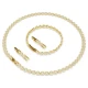SWAROVSKI Una Angelic Set Στρογγυλή Κοπή, Λευκό, Επιμετάλλωση σε Χρυσό Τόνο 5720506