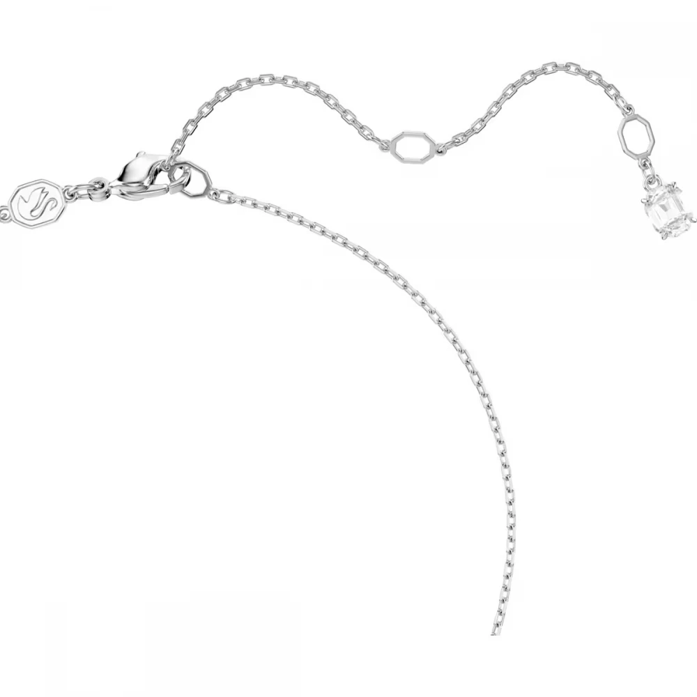 SWAROVSKI Angelic Set, Κοπή Καρδιά, Λευκό, Επιροδιωμένο 5720849