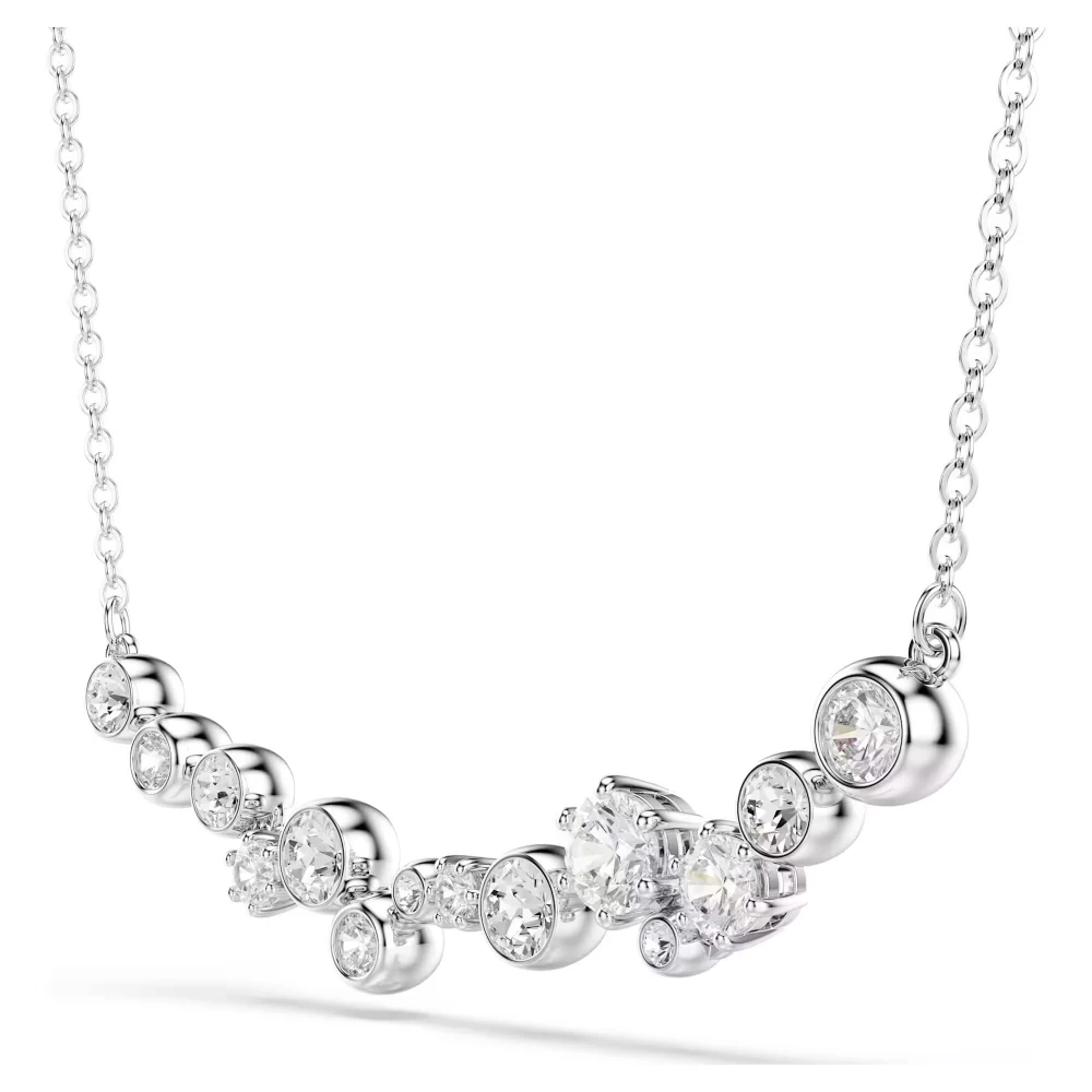 SWAROVSKI Constella Κολιέ Μίξη Κοπών, Λευκό, Επιροδιωμένο 5722473