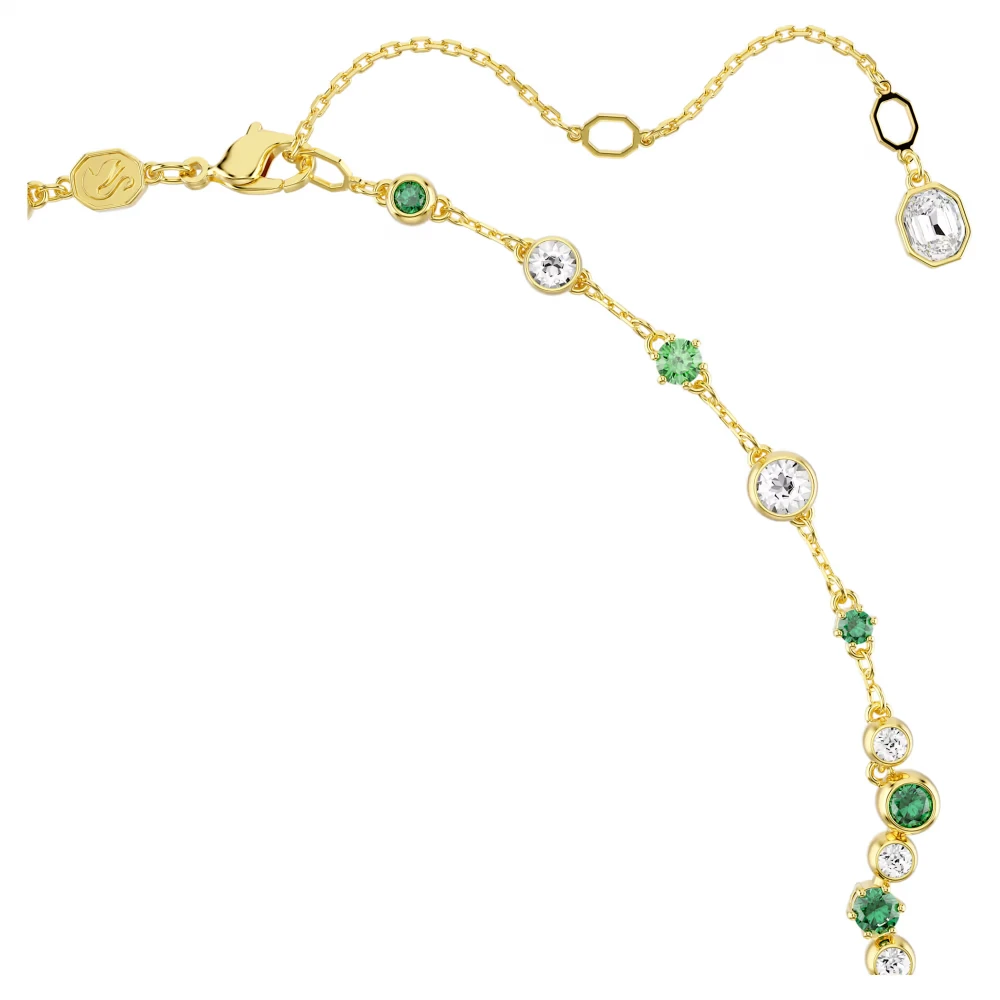 SWAROVSKI Constella Κολιέ Μίξη Κοπών, Πράσινο, Επιχρυσωμένο 5722474