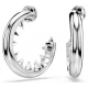 SWAROVSKI Sublima Κρίκοι, Λευκοί, Επιροδιωμένα 5723288