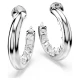 SWAROVSKI Sublima Κρίκοι, Λευκοί, Επιροδιωμένα 5723288