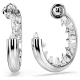 SWAROVSKI Sublima Κρίκοι, Λευκοί, Επιροδιωμένα 5723288
