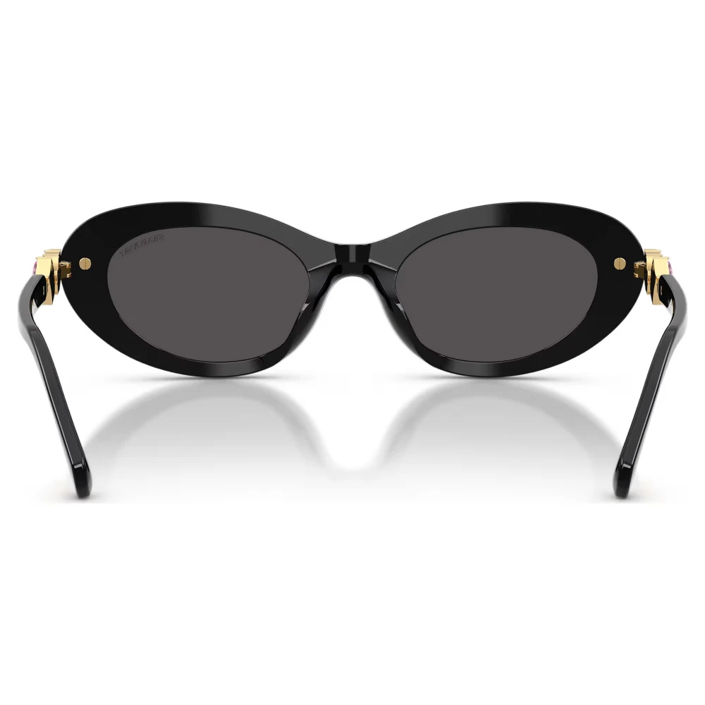 SWAROVSKI Γυαλιά Ηλίου, Μαύρα με Χρυσό τόνο και Κρύσταλλα Swarovski 5724507