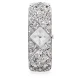 SWAROVSKI Curiosa Bangle, Μπρασελέ από Ανοξείδωτο Ατσάλι και Κρύσταλλα, Ασημί τόνος, 5724515