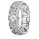 SWAROVSKI Curiosa Bangle, Μπρασελέ από Ανοξείδωτο Ατσάλι και Κρύσταλλα, Ασημί τόνος, 5724515