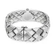 SWAROVSKI Curiosa Bangle, Μπρασελέ από Ανοξείδωτο Ατσάλι και Κρύσταλλα, Ασημί τόνος, 5724515