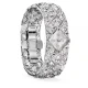 SWAROVSKI Curiosa Bangle, Μπρασελέ από Ανοξείδωτο Ατσάλι και Κρύσταλλα, Ασημί τόνος, 5724515