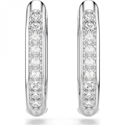 SWAROVSKI Dextera Κρίκοι Οκτάγωνο, Στρογγυλή Κοπή, Λευκά, Επιροδιωμένα 5724585