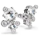 SWAROVSKI Σκουλαρίκια Constella Στρογγυλή Κοπή, Λευκά, Επιμετάλλωση ροδίου 5732253