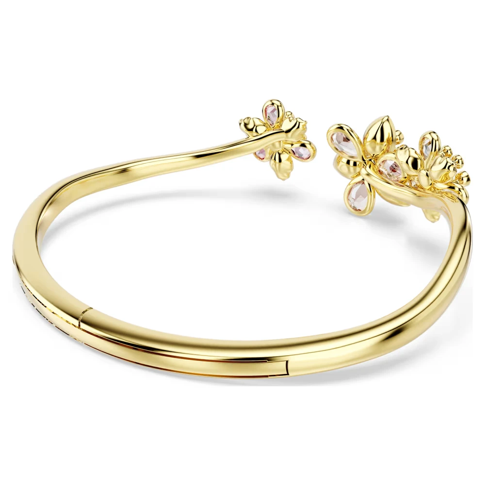 SWAROVSKI Άκαμπτο Βραχιόλι Idyllia Λουλο΄ύδι, Πολύχρωμο, Επιμετάλλωση σε χρυσό τόνο 5732387