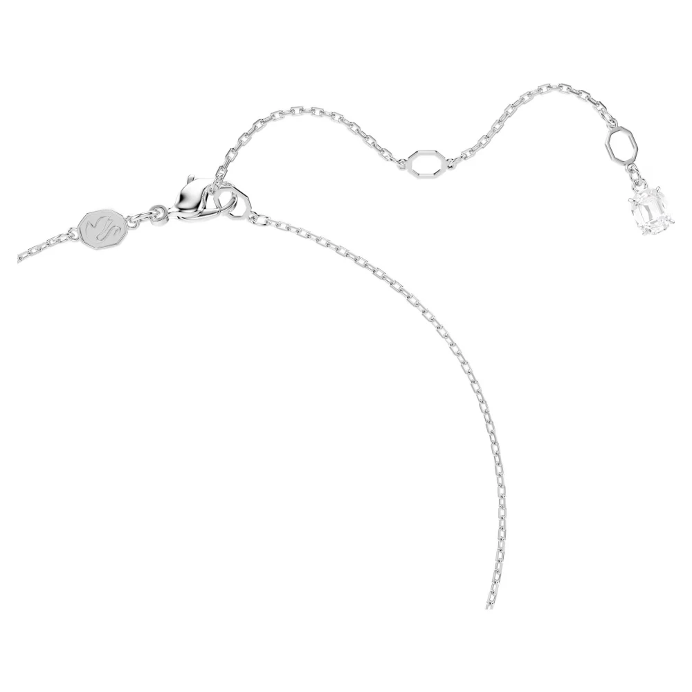 SWAROVSKI Swan Μενταγιόν Κύκνος, Μίξη Κοπών, Λευκό, Επιροδιωμένο 5732412