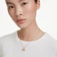SWAROVSKI Swan Κολιέ Κύκνος, Μίξη Κοπών, Ροζ, Ροζ-Χρυσό 5732414