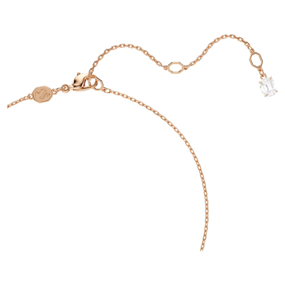 SWAROVSKI Swan Κολιέ Κύκνος, Μίξη Κοπών, Ροζ, Ροζ-Χρυσό 5732414