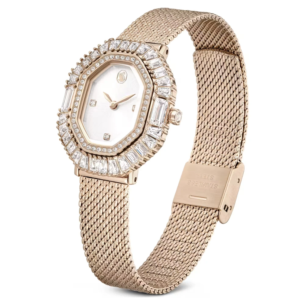 SWAROVSKI Matrix Octagon με Μπρασελέ από Ανοξείδωτο Ατσάλι, Φινίρισμα σε χρυσό σαμπανί τόνο 5732501