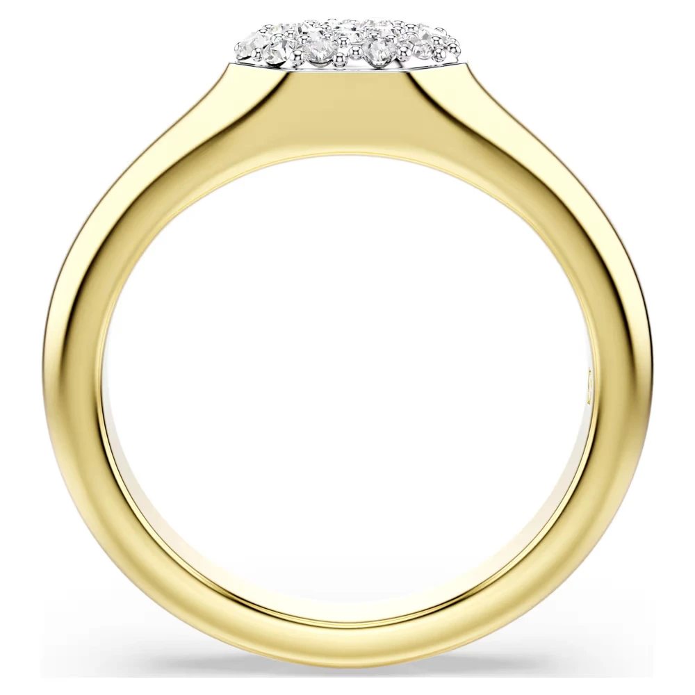 SWAROVSKI Dextera Δαχτυλίδι, Μίξη Κοπών Λευκό, Επιμετάλλωση σε χρυσό τόνο 5732852