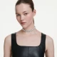 SWAROVSKI Una Angelic Τσόκερ, Στρογγυλή κοπή, Λευκό, Επιροδιωμένο 5733194