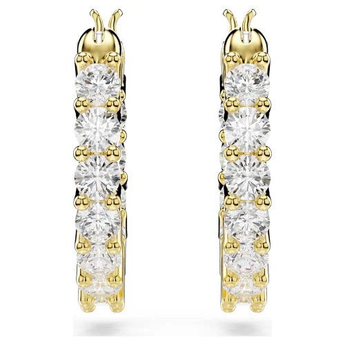 SWAROVSKI Κρίκοι Matrix Vittore, Στρογγυλή Κοπή, Λευκά, επιχρυσωμένο 5733398