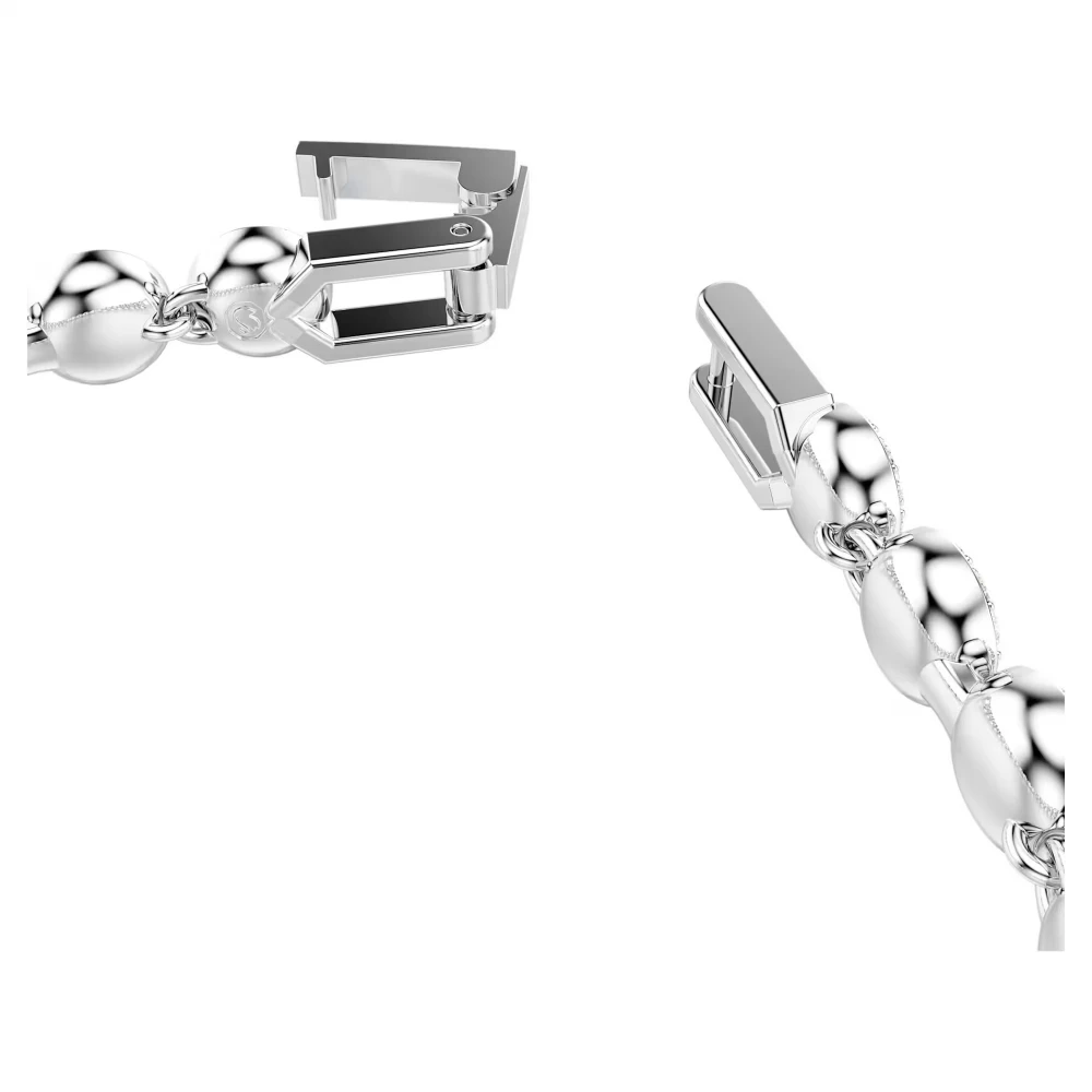 SWAROVSKI Βραχιόλι Tennis Una Angelic, Στρογγυλή Κοπή, Μπλε, Επιμετάλλωση ροδίου 5733401