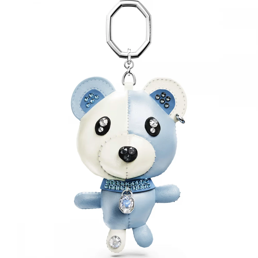 SWAROVSKI Teddy Bear Γούρι τσάντας, Bear, Μπλε, Επιροδιωμένο 5733771