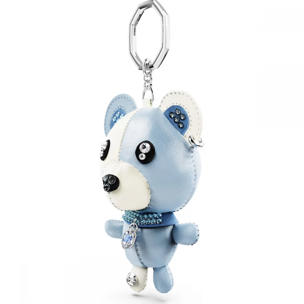 SWAROVSKI Teddy Bear Γούρι τσάντας, Bear, Μπλε, Επιροδιωμένο 5733771