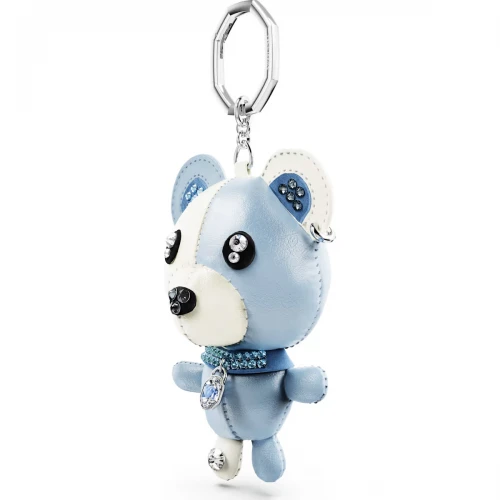 SWAROVSKI Teddy Bear Γούρι τσάντας, Bear, Μπλε, Επιροδιωμένο 5733771