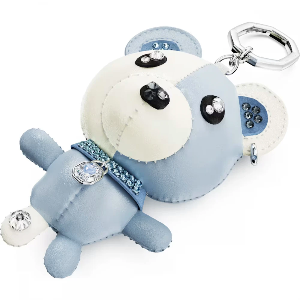 SWAROVSKI Teddy Bear Γούρι τσάντας, Bear, Μπλε, Επιροδιωμένο 5733771