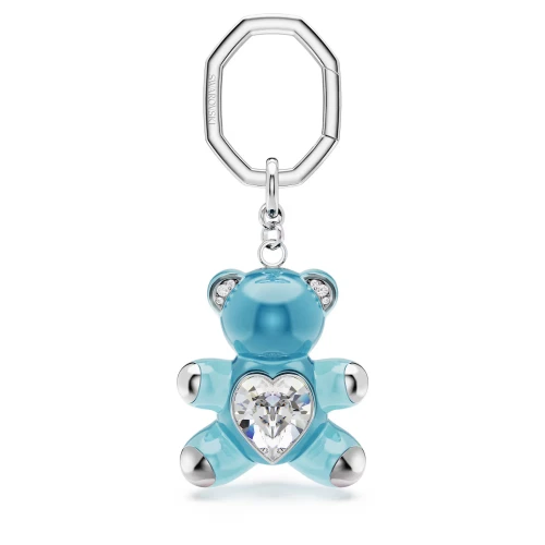 SWAROVSKI Μπρελόκ Teddy, Αρκούδα, Μπλε, Επιμετάλλωση Ροδίου 5733826