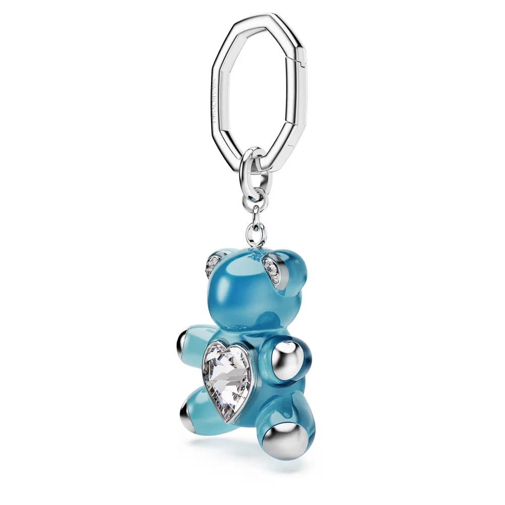 SWAROVSKI Μπρελόκ Teddy, Αρκούδα, Μπλε, Επιμετάλλωση Ροδίου 5733826