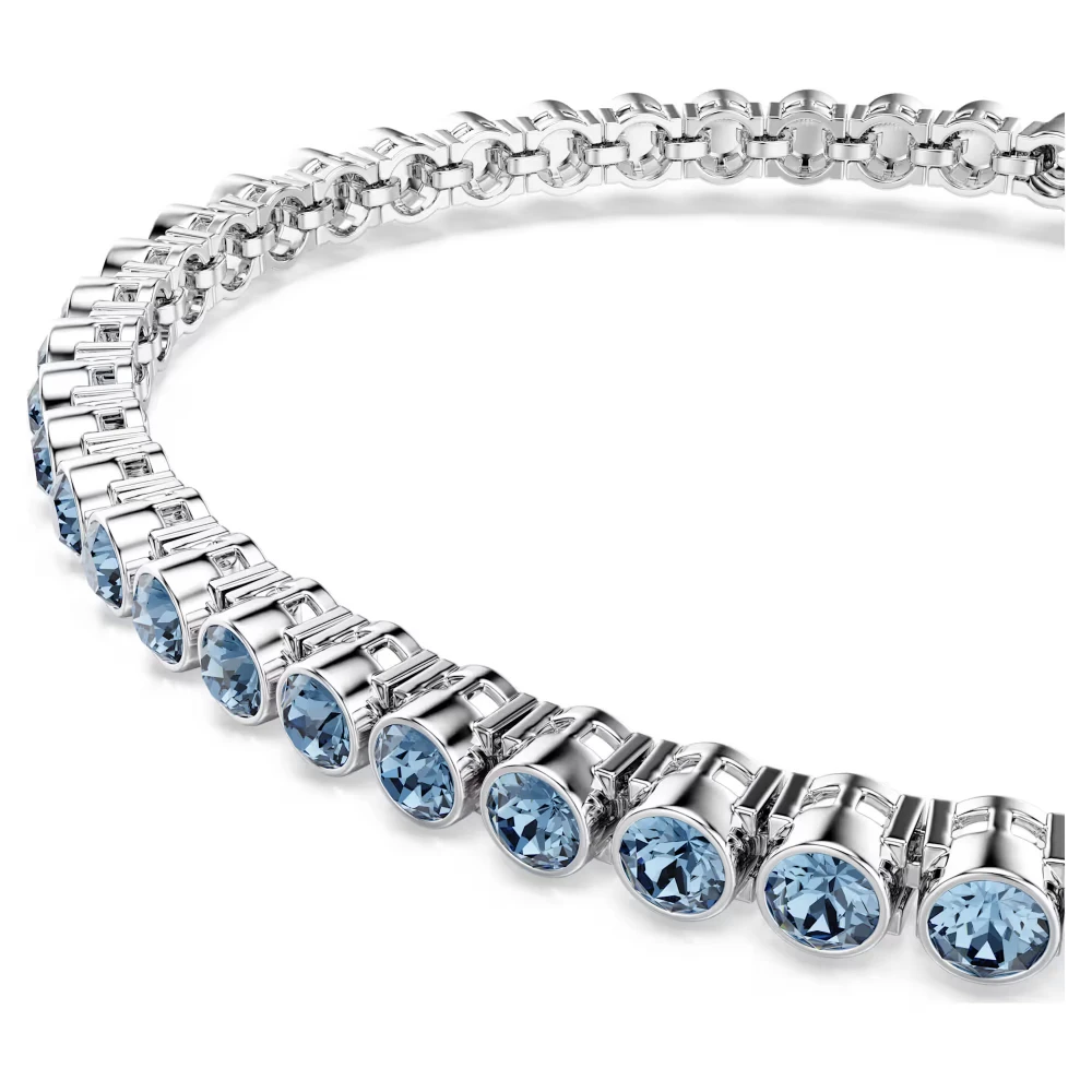 SWAROVSKI Βραχιόλι Tennis Imber Emily Στρογγυλή Κοπή, Επιμετάλλωση ροδίου 5734239