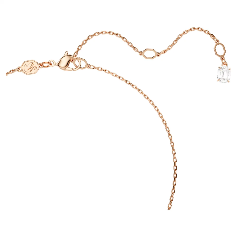 SWAROVSKI Σετ Mesmera Λευκό, Κοπή Pear, Επιμετάλλωση σε ροζ χρυσό τόνο 5734246