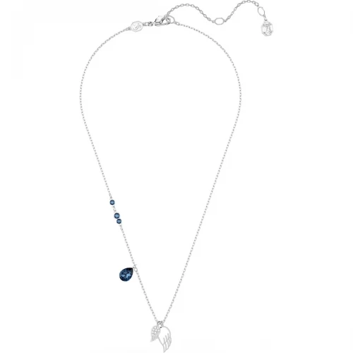 SWAROVSKI Κολιέ Symbolica, Μπλε, Μίξη Κοπών, Επιμετάλλωση ροδίου 5734554