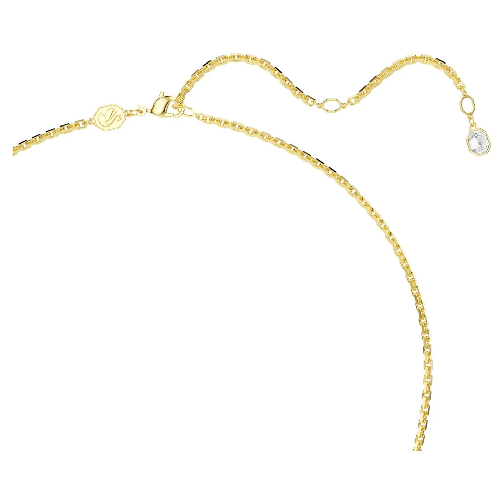 SWAROVSKI Idyllia Μενταγιόν με αλυσίδα και Καρφίτσα, Λουλούδι Μίξη Κοπών, Χρυσ΄΄ος Τόνος 5735227