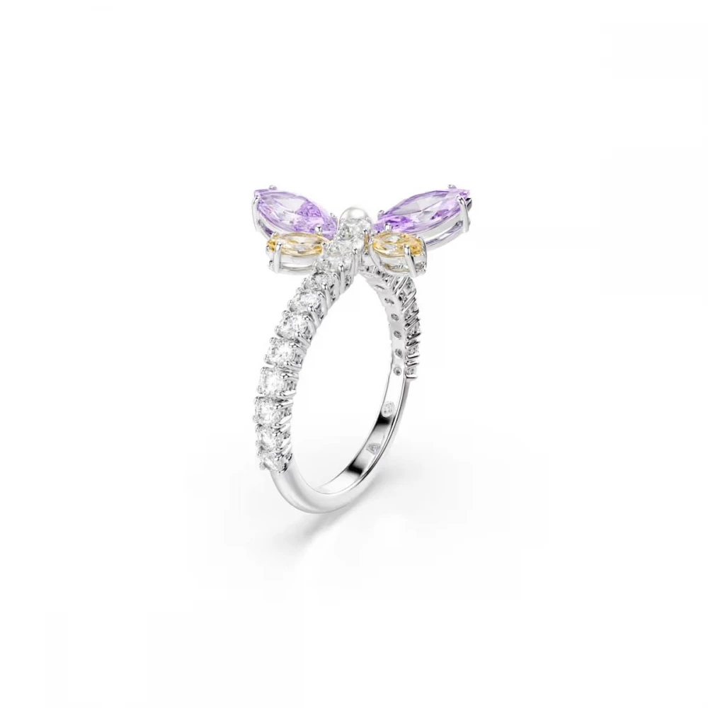 SWAROVSKI Ariana Grande Δαχτυλίδι, Μίξη Κοπών, Πολύχρωμο, Λιβελούλα, Επιροδιωμένο 5737370