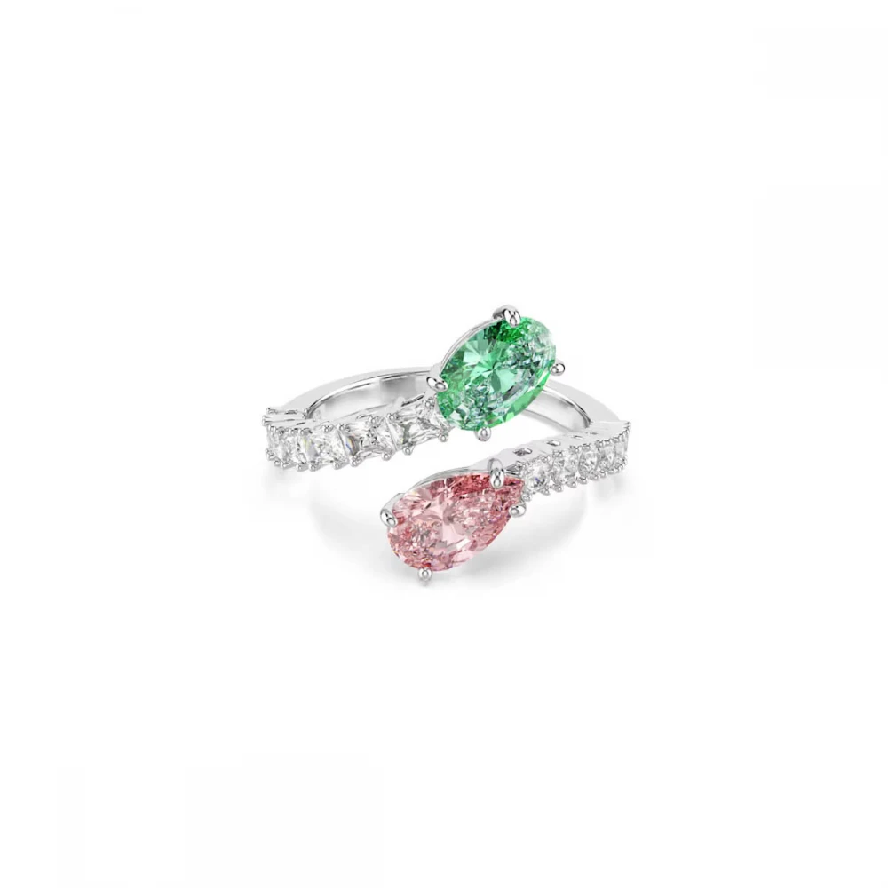 SWAROVSKI Ariana Grande Δαχτυλίδι, Μίξη Κοπών, Πολύχρωμο, Επιροδιωμένο 5737372